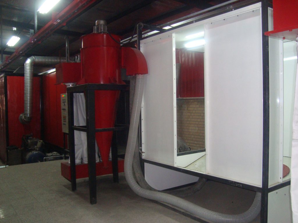 کابین های رنگ پودری